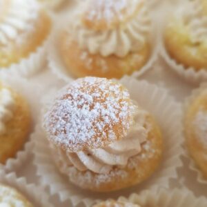 Mini chou crémeux citron