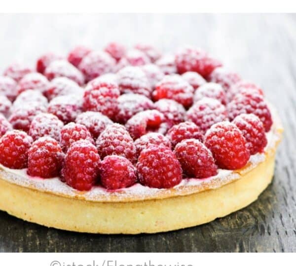 TARTE AUX FRAMBOISES (Selon Saison)