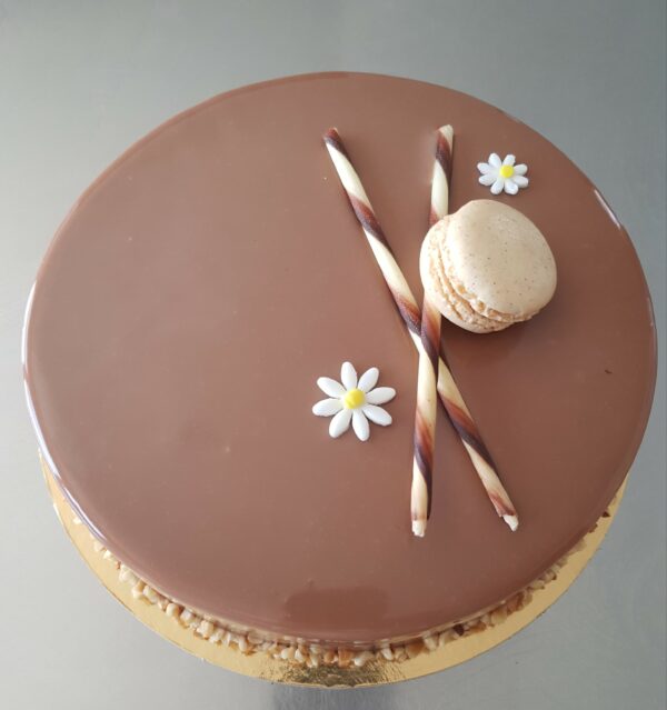 ENTREMETS VANILLE PRALINÉ
